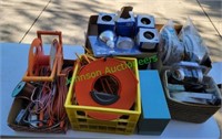 Electrical supplies, bulbs & tool bin