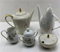 Tea set - pieces from Ireland, Germany and Czech