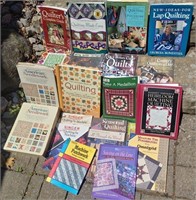 Large Lot Of Quilting Reference Books