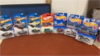 7 Hot wheels New on card