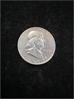 1959 D Benjamin Franklin Half Dollar