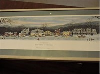 Norman Rockwell Print 35"x16"