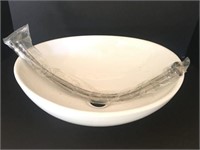 Glazed Ceramic Basin