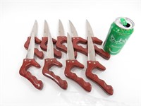 Coffret de 9 couteaux à steak DCI "Saw Handle"