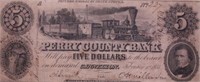 1854 PERRY COUNTY BANK 5 $ BILL VF