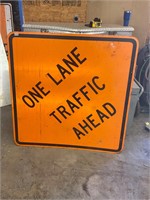 One Lane Traffic Sign