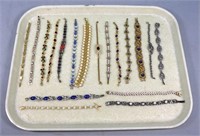 (18) Nice Costume Jewelry Bracelets