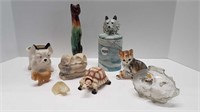 ASSORTED ANIMAL ORNAMENTS