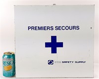 Trousse de secours en métal 14"x15½" bien remplie