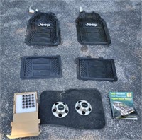 F7)JEEP floor mat set. Gently used- plus one other