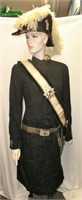 19th century K of C uniform w/sword, hat, coat &