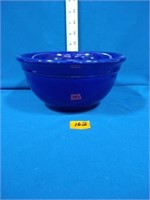 Cobalt Blue USA pottery mixing bowl