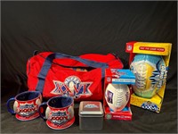 7 Pieces Superbowl Memorabilia Gift Set