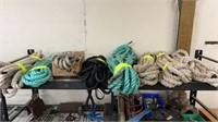 Misc Lot of  8 Tow Ropes