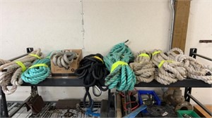 Misc Lot of  8 Tow Ropes