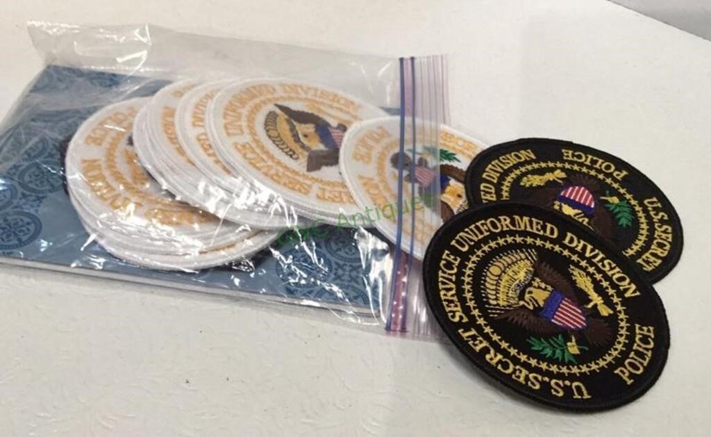 Ziploc baggie filled with  patches - US Secret