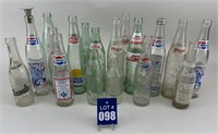 Pepsi, Dr Pepper, Coca-Cola Bottles