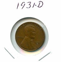 1931-D Lincoln Wheat Cent