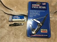 Schrade Uncle Henry & Old Timer knives