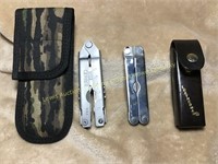 Gerber & Leatherman multi-tools w/ belt carry