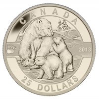 2013 $25 O Canada: The Polar Bear - Pure Silver Co