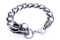 Stainless Steel Bracelet Dragon Clasp1