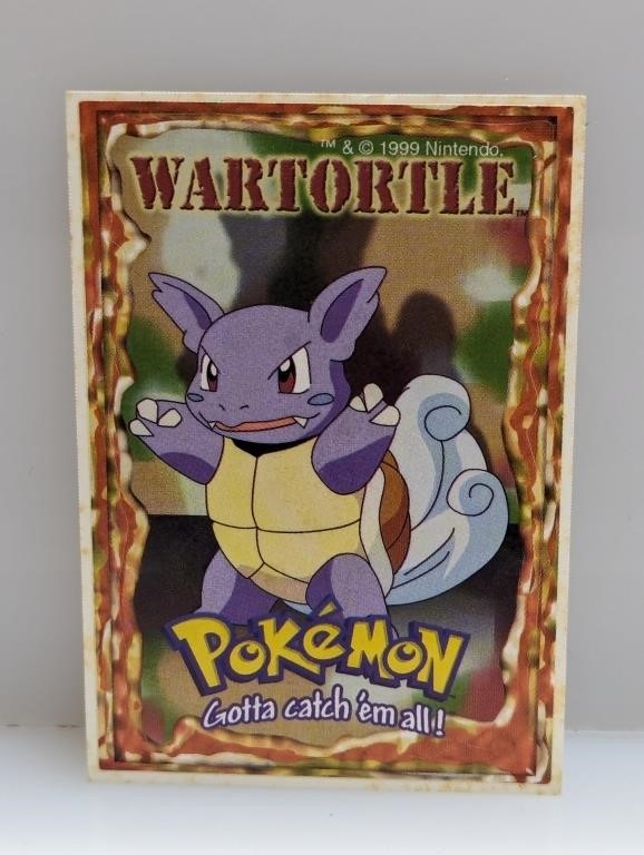 1999 Vintage Pokémon Wartortle Vending Machine