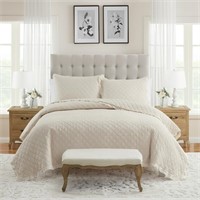 C9186 My Texas House Taupe Quilt Set, Full/Queen