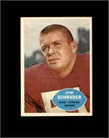 1960 Topps #128 Jim Schrader EX to EX-MT+