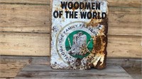 Woodmen of the World sign 24x30in