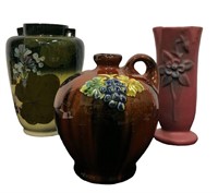 Three Vases, PETERS & REED, VAN BRIGGLE