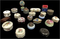 Collection Antique Trinket Boxes, LIMOGES