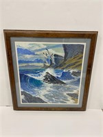 Ken Frank “Seascape” Original Oil Painting
