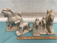 Ceramic Horses For Painting Crafting