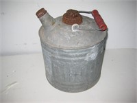 ANTIQUE GALVINIZED GAS OR OIL CAN