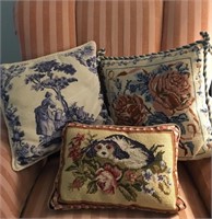 Handmade Needlepoint Pillows