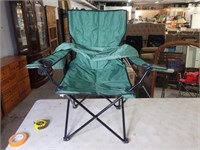 Foldable Green Camping / Beach Chair