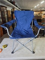 Foldable Blue Camping / Beach Chair
