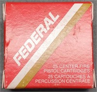 25 rnds Federal .25 ACP Ammo