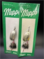 (2) Mepps aglia gold #5 Fishing Lures