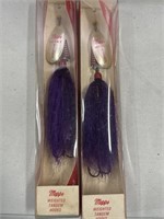 (2) Mepps weighted musky tandem Treble Hooks