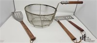 Fry Basket and Grilling Tools