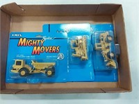assortment of ERTL mighty movers