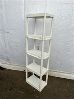 White Plastic Utility Shelf