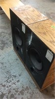 PR OF KLIPSCH STEREO SPEAKERS, 16"X11"X28"