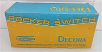 10 Decora rocker switches vintage pkg