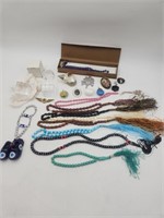 Estate Prayer Beads, Jewelry Bundle, Crystals