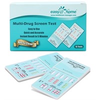 15 Pack Easy@Home 5 Panel Instant Urine Drug Test