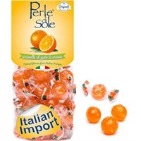 Perle di Sole Orange Flavored Hard Candies 200g -