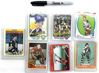 Cartes de hockey OPC 1973 dont VACHON, RATELLE et+